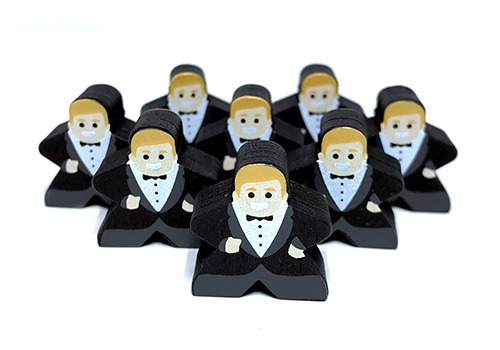 Groom #3 (Light Skin, Light Hair) - Individual Character Meeple