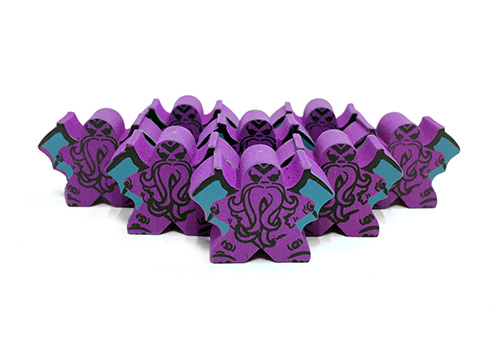 Purple Cthulhu - Individual Character Meeple