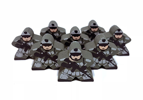 Soldier - Individual Character Meeple