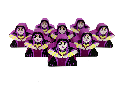 Purple Targia (Targi) - Individual Character Meeple