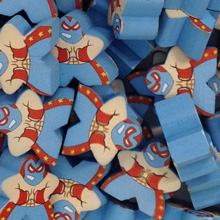 Blue Luchador - Individual Character Meeple