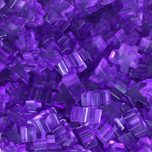 "Purple" (Translucent) Acrylic Meeple (16mm)