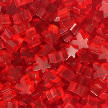 "Red" (Translucent) Acrylic Meeple (16mm)