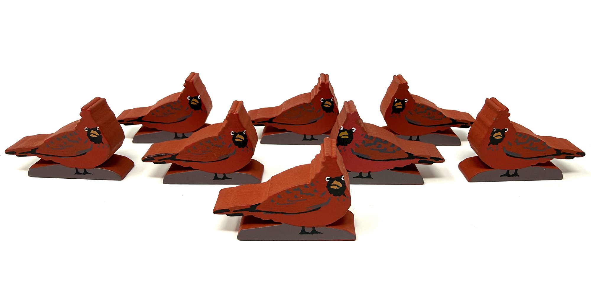 Cardinal Meeples (8-pc set)