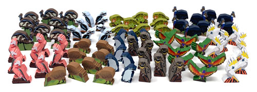 80-piece set of Deluxe Oceania Wingspan Birds (8 of each of the 10 types)