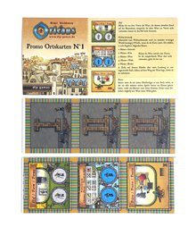 Orleans Promo Ortskarten #1: Farm, Prairie, Christmas Market (Tasty Minstrel Games)