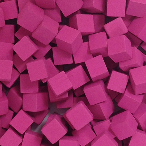 Pink Wooden Cubes