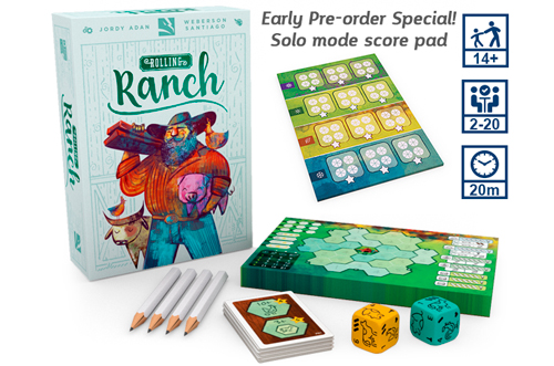 Rolling Ranch with Free Solo-Mode Scorepad (Thundergryph Games)