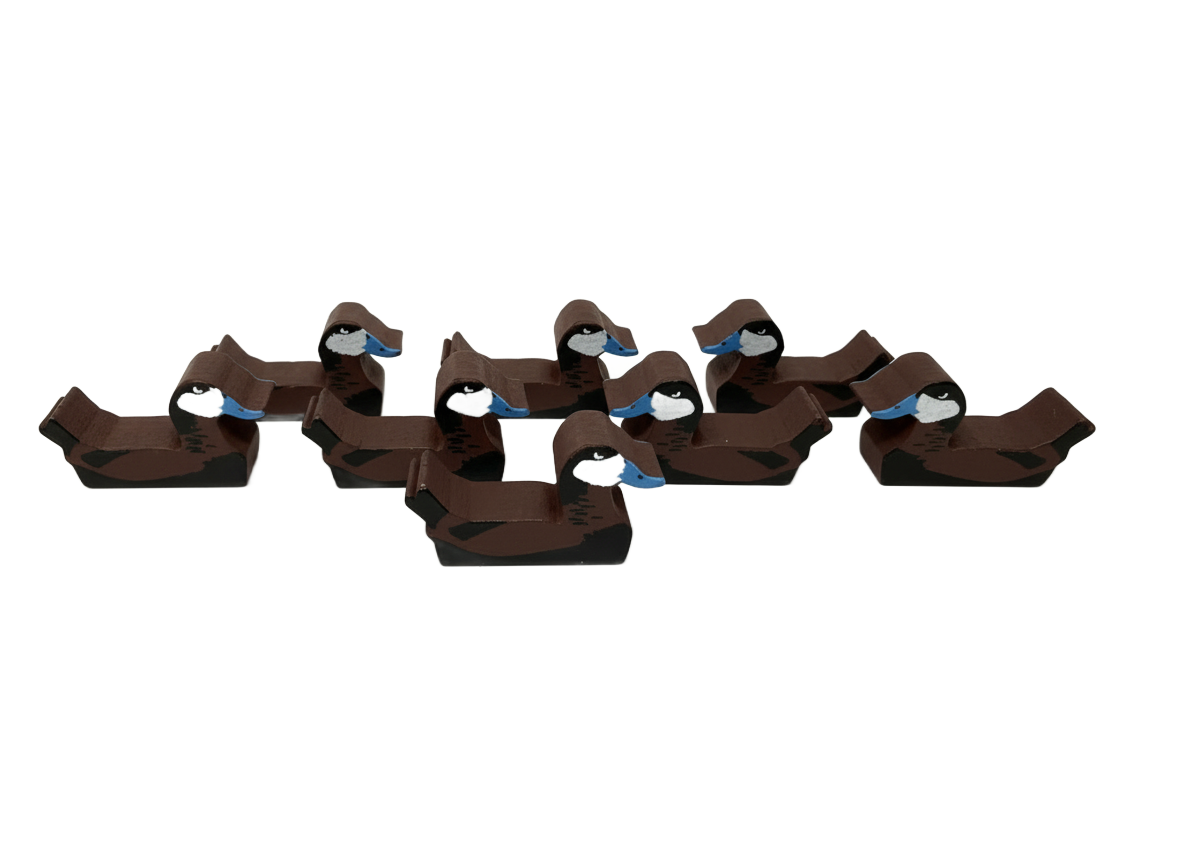 Ruddy Duck Meeples (8-pc set)