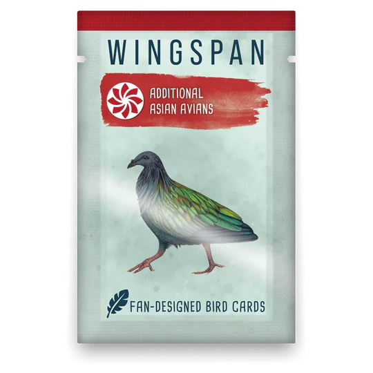 Wingspan Fan-Designed Bird Promo Pack: Additional Asian Avians (Stonemaier Games) - 25 New Bird Cards!