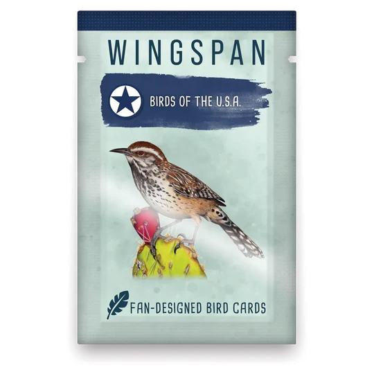 Wingspan Fan-Designed Bird Promo Pack: Birds of U.S.A. (Stonemaier Games) - 25 New Bird Cards!