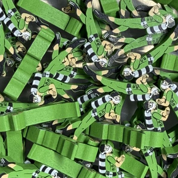 Green Scuba Diver (Finspan) - Individual Character Meeple
