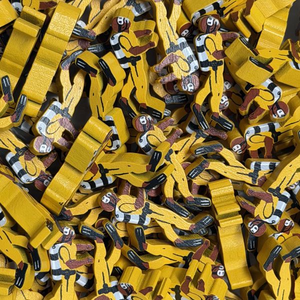 Yellow Scuba Diver (Finspan) - Individual Character Meeple