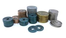 80-piece Set of Metal Coins for Scythe and/or Expeditions (Stonemaier Games)