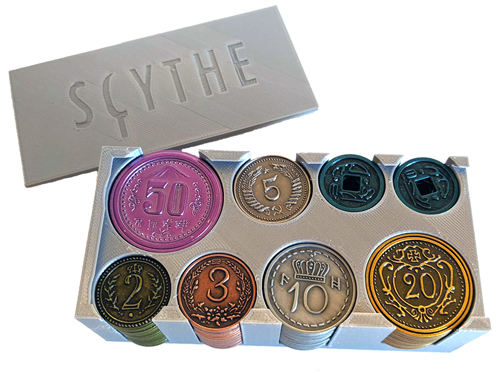 Nice & Sturdy Coin Box for Scythe Metal Coins (Coins available separately)