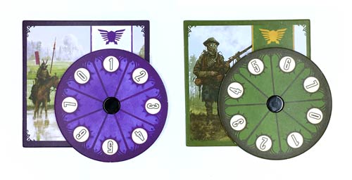 UNFORTUNATELY NOT EXPECTED UNTIL AT LEAST APRIL 2022 - Scythe Promo #8 - 2 Promo Power Dials (Stonemaier Games)