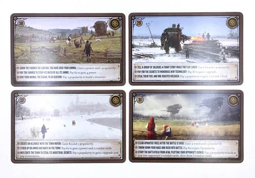  | Scythe Kickstarter Promo Pack #1 - 4 Promo Encounter  Cards, #29-32 (Stonemaier Games)