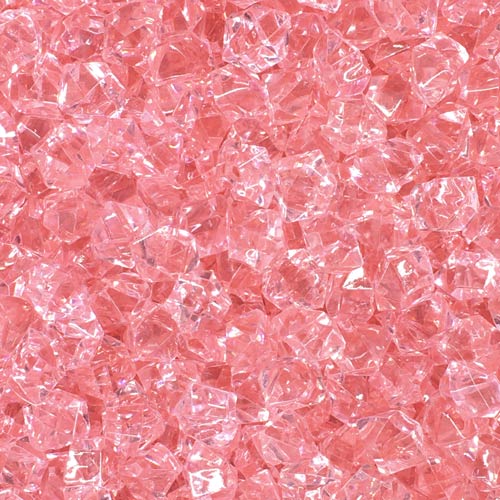Pink (Translucent) Acrylic Gems (Small)