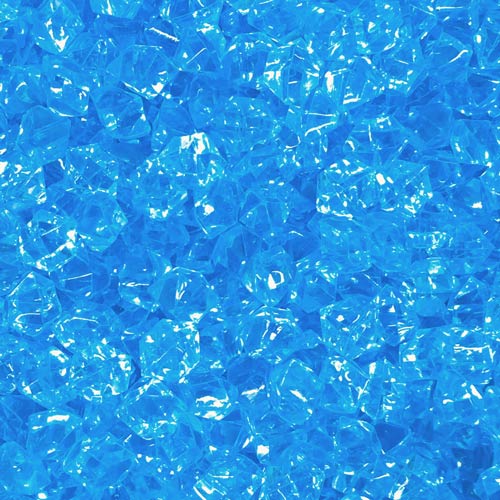 Sky Blue (Translucent) Acrylic Gems (Small)