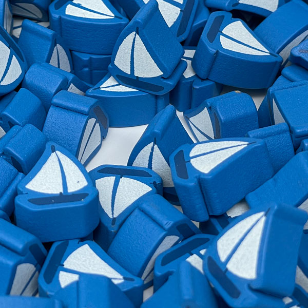 Small Blue Boat Bits