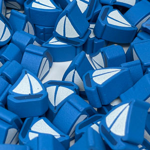 Small Blue Boat Bits
