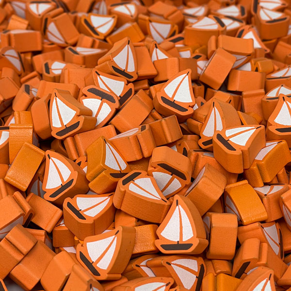 Small Orange Boat Bits