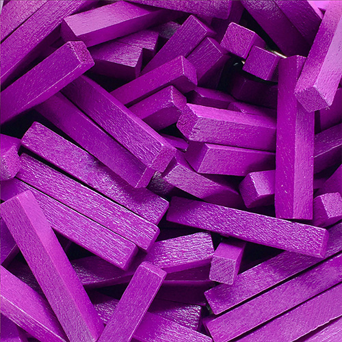 Purple Wooden Sticks (25mm long)
