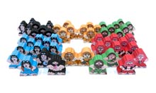 50-Piece Character Meeples Set (Compatible with Stone Age)