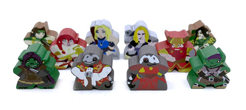 Tiny Dungeon Character Meeples (10-Piece Set)