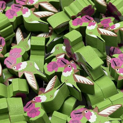 Single Bird Meeple - Anna’s Hummingbird