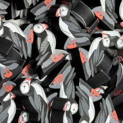 Single Bird Meeple - Atlantic Puffin