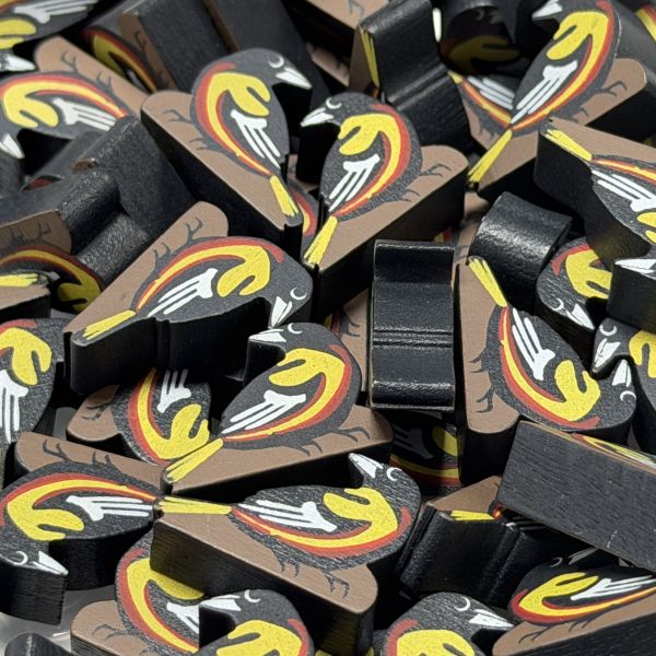 Single Bird Meeple - Baltimore Oriole
