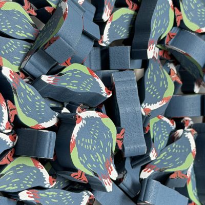 Single Bird Meeple - Blood Pheasant