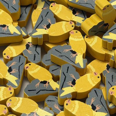 Single Bird Meeple - Canary