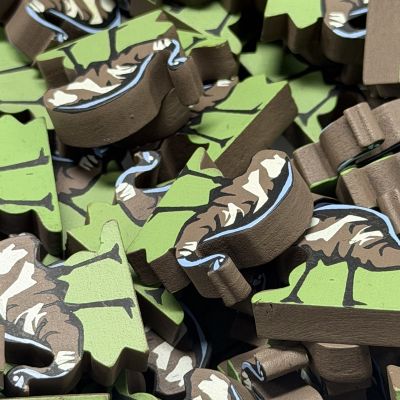Single Bird Meeple - Emu