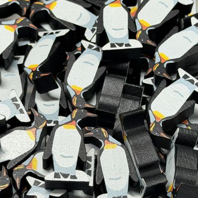 Single Bird Meeple - King Penguin