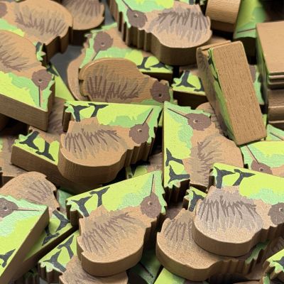 Single Bird Meeple - Kiwi