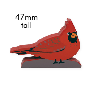 Large Cardinal First Player Token for Wingspan