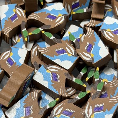 Single Bird Meeple - Mallard Duck