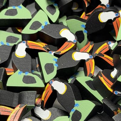 Single Bird Meeple - Toco Toucan