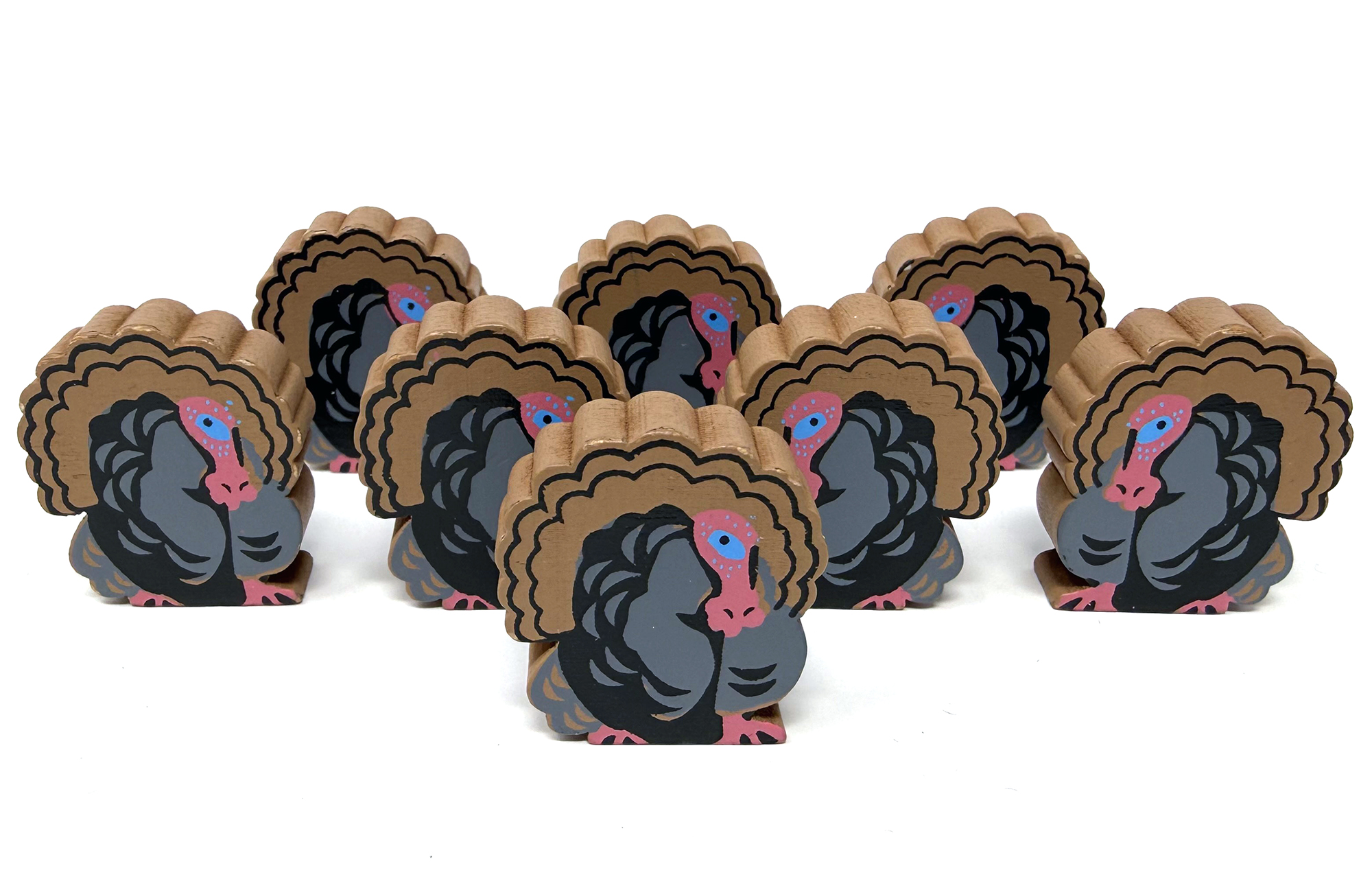 Wild Turkey Meeples (8-pc set)