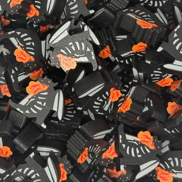 Wyrmspan Black Dragon - Individual Meeple