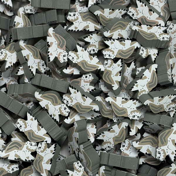 Wyrmspan Grey Dragon - Individual Meeple (FACTORY IMPERFECT)