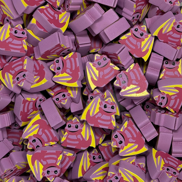 Wyrmspan Pink Dragon - Individual Meeple