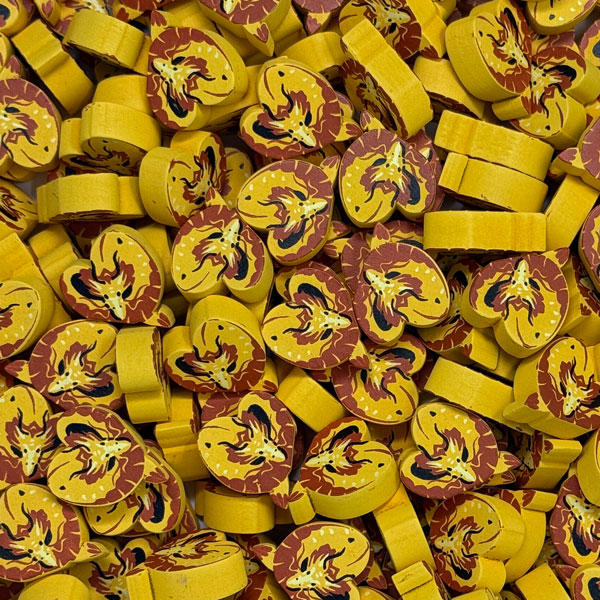 Wyrmspan Yellow Dragon - Individual Meeple (FACTORY IMPERFECT)