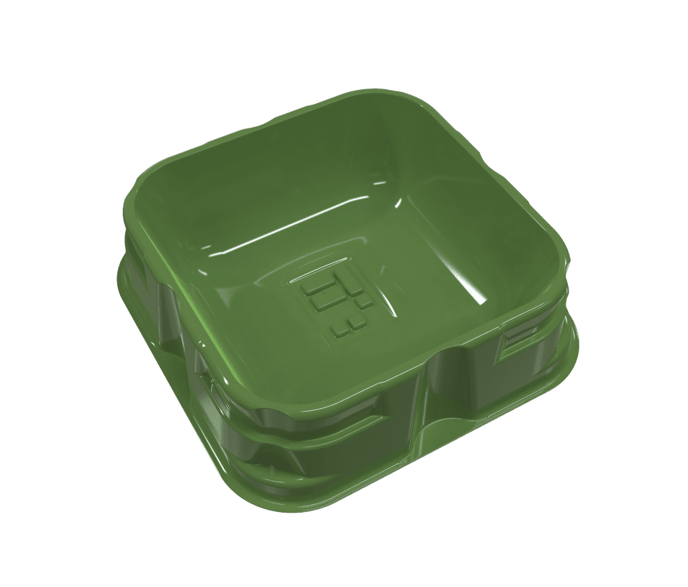 Green Single-Style X-Trayz (includes the lid)
